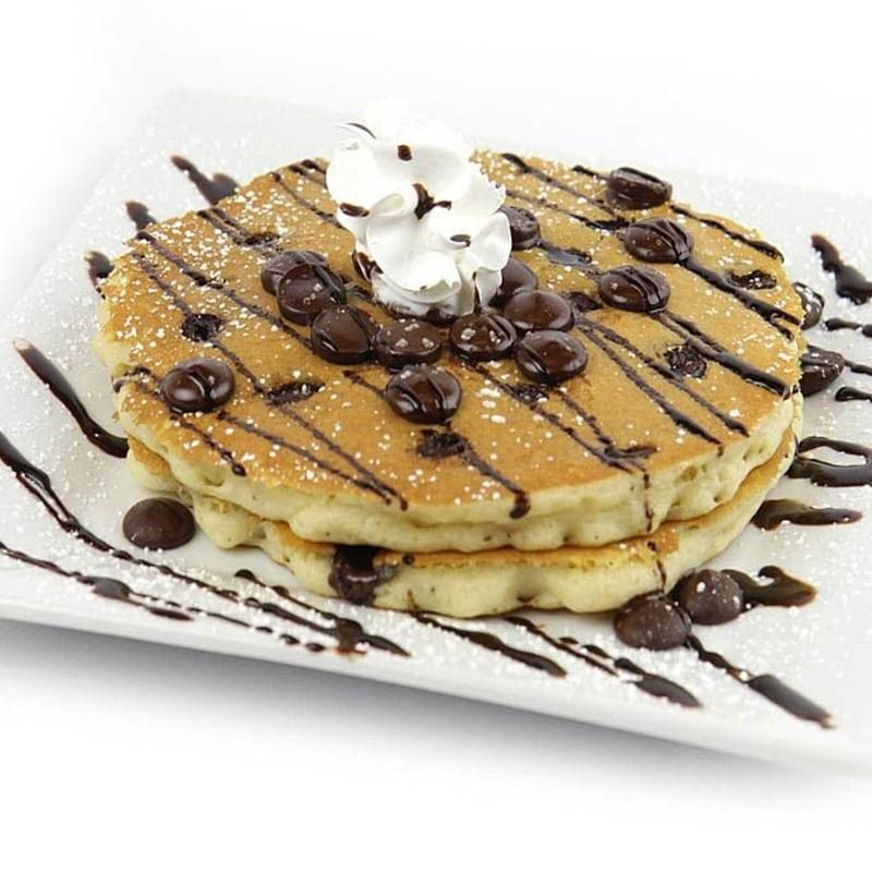 Chocolate chip pancakes